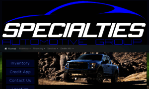 Specialtiesauto.com thumbnail