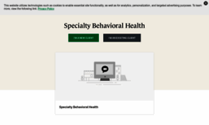 Specialty-behavioral-health-inc.clientsecure.me thumbnail