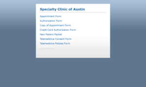 Specialtyaustin.medforward.com thumbnail