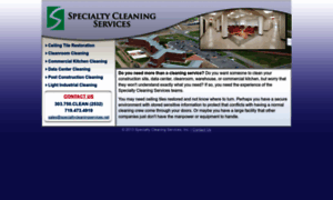 Specialtycleaningservices.net thumbnail