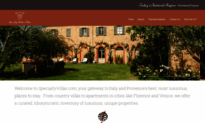 Specialtyitalianvillas.com thumbnail