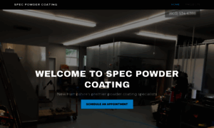 Specpowdercoating.com thumbnail