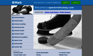 Spectorshockey.com thumbnail
