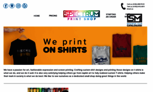 Spectrumapparelprinting.com thumbnail