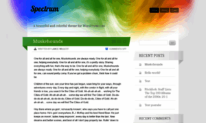 Spectrumdemo.wordpress.com thumbnail