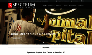 Spectrumgraphicarts.com thumbnail