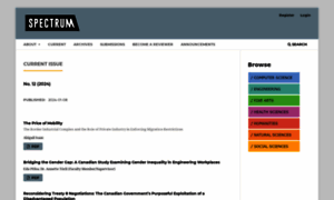 Spectrumjournal.ca thumbnail