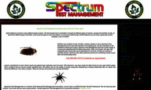 Spectrumpestmanagement.com thumbnail