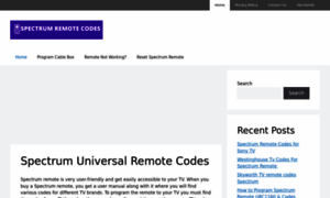 Spectrumremotecodes.com thumbnail