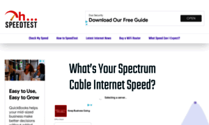 Spectrumspeedtest.com thumbnail