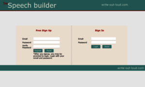 Speech.write-out-loud.com thumbnail