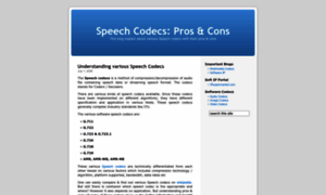 Speechcodecs.wordpress.com thumbnail