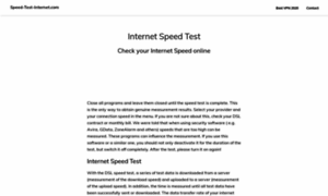 Speed-test-internet.com thumbnail