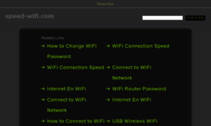 Speed-wifi.com thumbnail