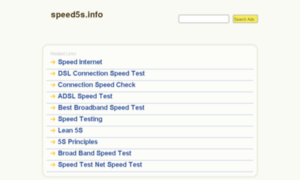 Speed5s.info thumbnail