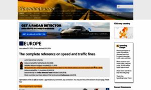 Speedingeurope.com thumbnail