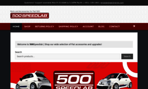 Speedlabfiat500accessories.com thumbnail