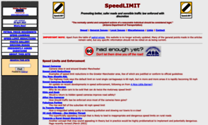 Speedlimit.org.uk thumbnail