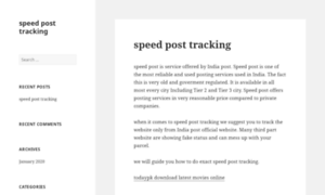 Speedpost-tracking.in thumbnail