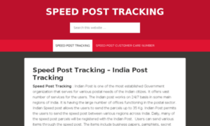 Speedpost-tracking.org thumbnail