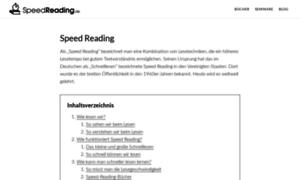 Speedreading.de thumbnail
