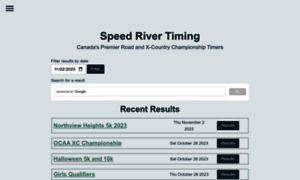 Speedrivertiming.ca thumbnail