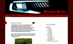 Speedspec.wordpress.com thumbnail