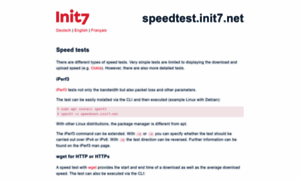 Speedtest.init7.net thumbnail