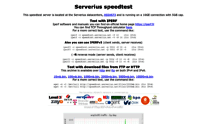 Speedtest.serverius.net thumbnail