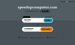 Speedupcomputer.com thumbnail