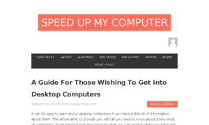 Speedupmycomputer.org thumbnail