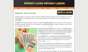 Speedy-cash.org thumbnail