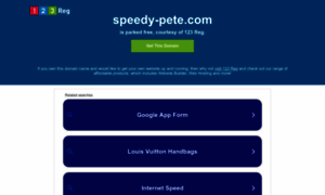 Speedy-pete.com thumbnail