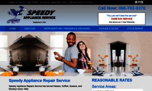 Speedyapplianceservice.com thumbnail