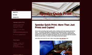 Speedysquickprint.com thumbnail