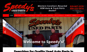 Speedysusedparts.com thumbnail