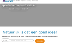 Speelschema-eredivisie.nl thumbnail