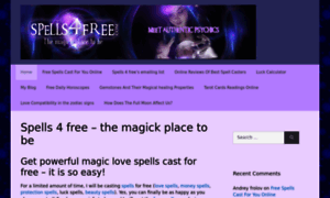 Spells4free.net thumbnail