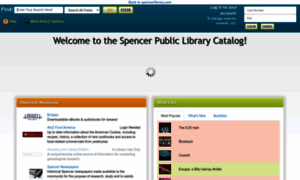 Spencer.biblionix.com thumbnail