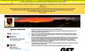Spencer.play-cricket.com thumbnail