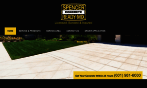 Spencerreadymixconcrete.com thumbnail