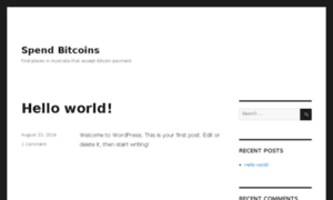 Spendbitcoins.com.au thumbnail