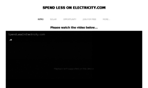 Spendlessonelectricity.com thumbnail