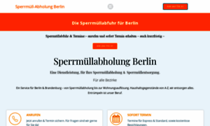 Sperrmuell-abholung.berlin thumbnail