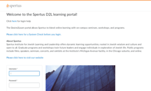 Spertus.desire2learn.com thumbnail