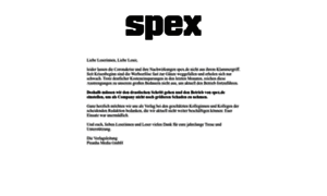Spex.de thumbnail
