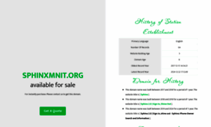 Sphinxmnit.org thumbnail