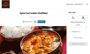 Spice-hut-sheffield.co.uk thumbnail