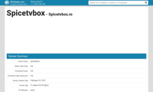 Spicetvbox.ro.ipaddress.com thumbnail