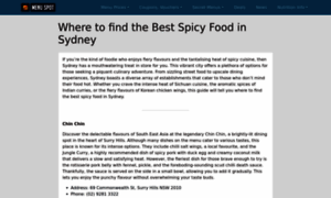 Spicyfood.com.au thumbnail